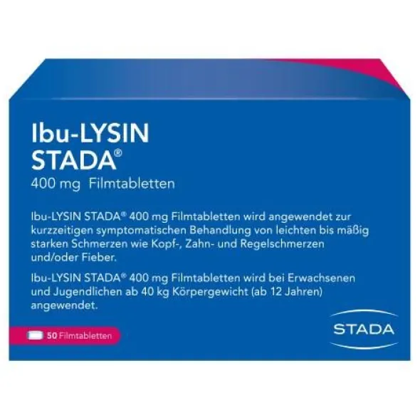 IBU-LYSIN STADA 400 mg Filmtabletten 50 St