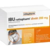 IBU-RATIOPHARM direkt 200 mg Pulver zum Einnehmen 20 St