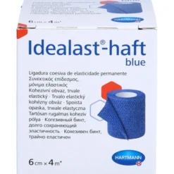 IDEALAST-haft color Binde 6 cmx4 m blau 1 St