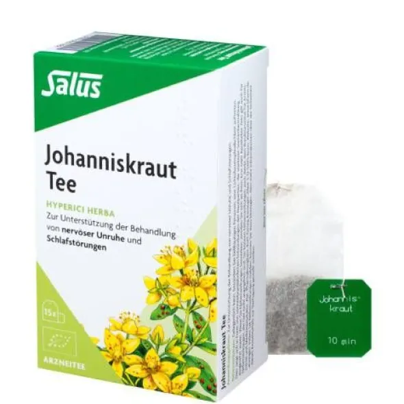 JOHANNISKRAUT ARZNEITEE Hyperici herba Salus Fbtl. 15 St