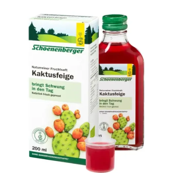 KAKTUSFEIGE Saft Bio Schoenenberger 200 ml