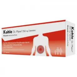 KOHLE Dr.Mann 250 mg Tabletten 20 St