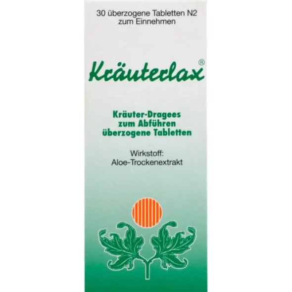 KRÄUTERLAX Dr.Henk 15 mg Kräuterdrag.z.Abführen 30 St