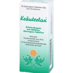 KRÄUTERLAX Dr.Henk 15 mg Kräuterdrag.z.Abführen 30 St
