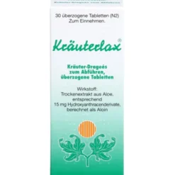 KRÄUTERLAX Dr.Henk 15 mg Kräuterdrag.z.Abführen 30 St