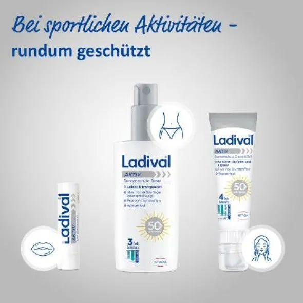 LADIVAL Aktiv Sonnenschutz Creme & Stift LSF 50+ 30 ml