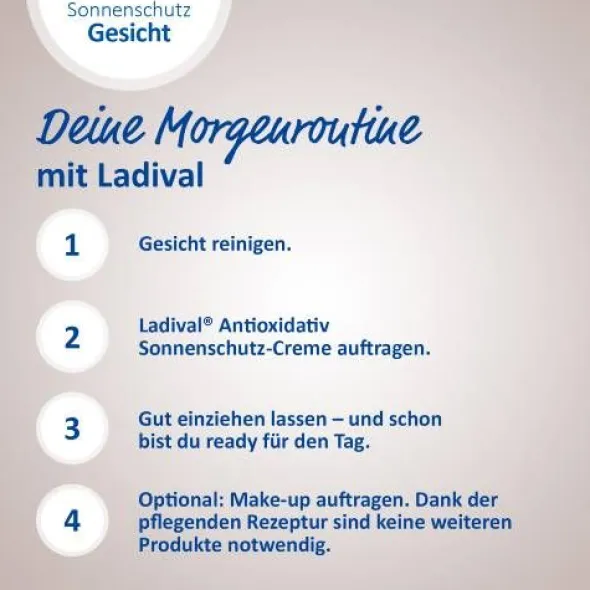 LADIVAL Antioxidativ Creme Gesicht LSF 30 50 ml