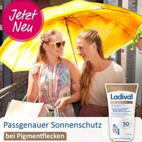 LADIVAL Anti-Pigmentflecken Creme Gesicht LSF 50+ 50 ml