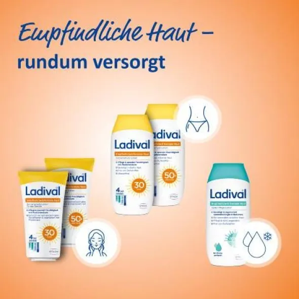 LADIVAL empfindliche Haut Lotion Gesicht LSF 50+ 50 ml