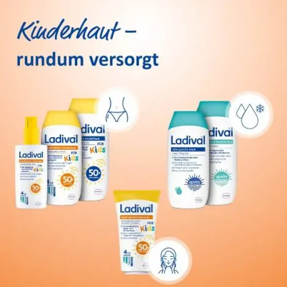 LADIVAL empfindliche Kinderhaut Milch LSF 50+ 200 ml