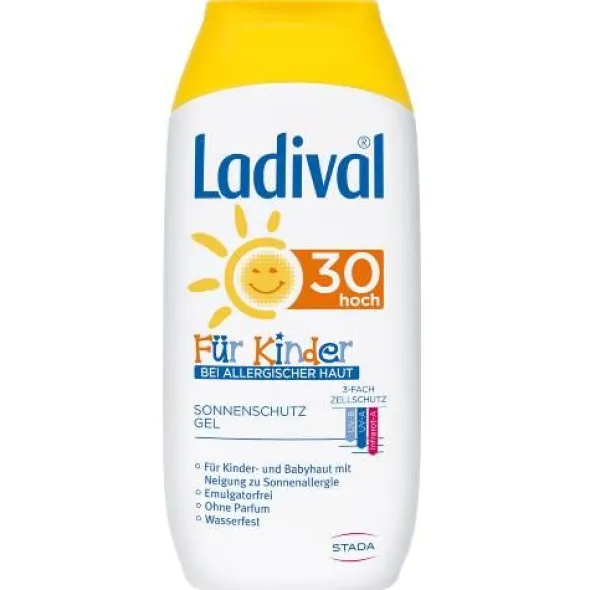 LADIVAL Kinder allergische Haut Gel LSF 30 200 ml