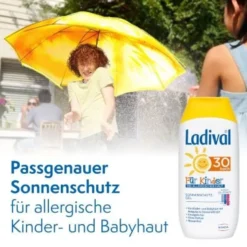 LADIVAL Kinder allergische Haut Gel LSF 30 200 ml