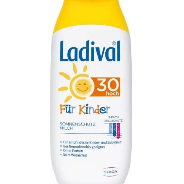 LADIVAL Kinder Sonnenmilch LSF 30 200 ml
