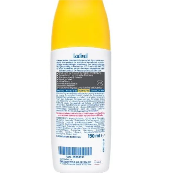 LADIVAL Sonnenschutz Spray LSF 30 150 ml