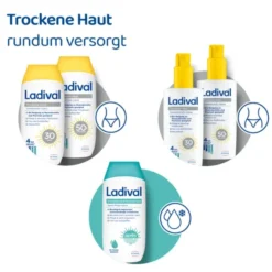 LADIVAL trockene Haut Sonnenschutz-Lotion LSF 50+ 200 ml