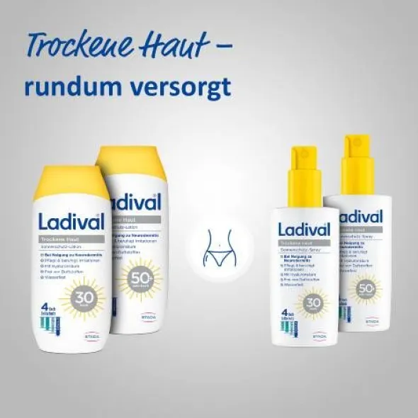 LADIVAL trockene Haut Sonnenschutz-Spray LSF 50+ 150 ml