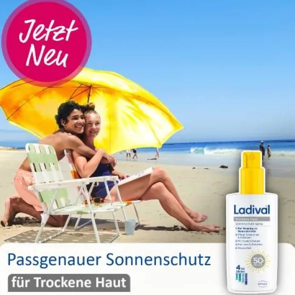 LADIVAL trockene Haut Sonnenschutz-Spray LSF 50+ 150 ml