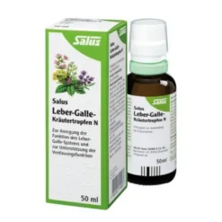 LEBER GALLE Kräutertropfen N Salus 50 ml
