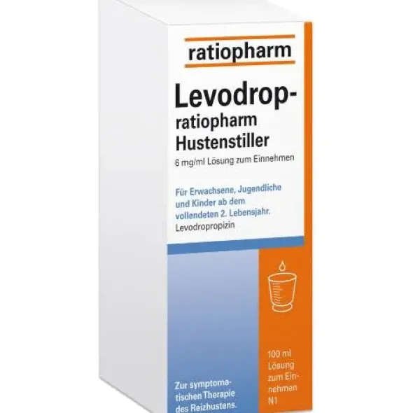 LEVODROP-ratiopharm Hustenstiller 6 mg/ml LSE 100 ml