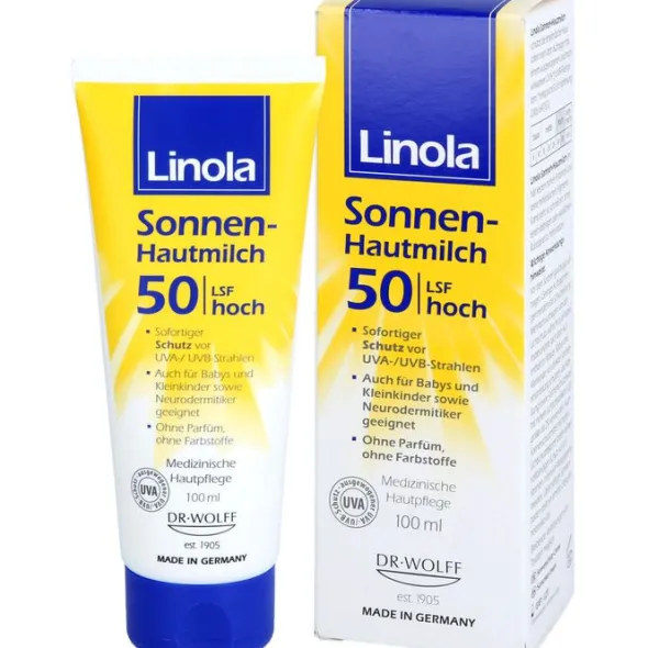 LINOLA Sonnen-Hautmilch LSF 50 100 ml