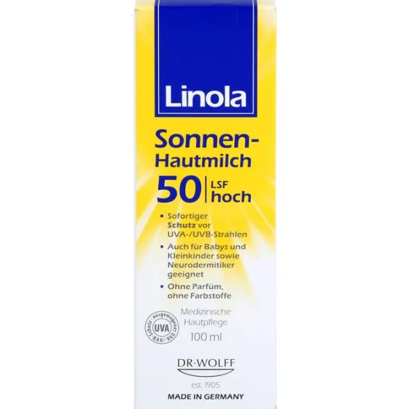 LINOLA Sonnen-Hautmilch LSF 50 100 ml