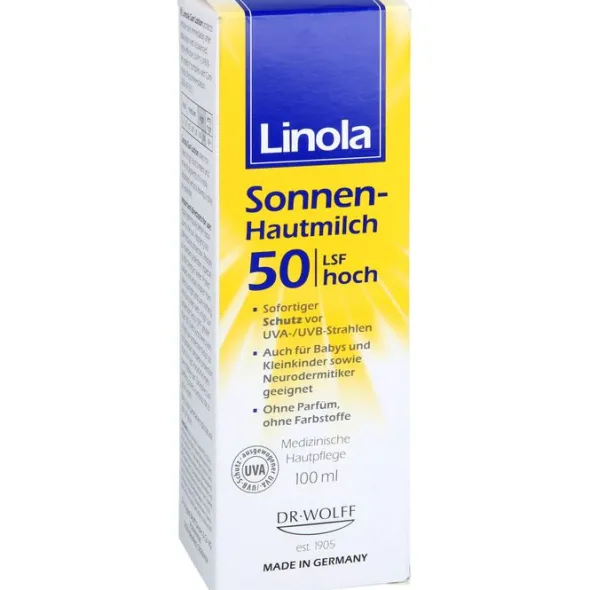 LINOLA Sonnen-Hautmilch LSF 50 100 ml