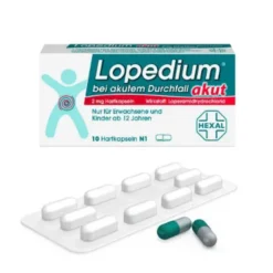 LOPEDIUM akut bei akutem Durchfall Hartkapseln 10 St