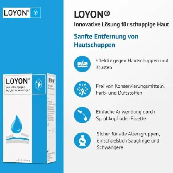 LOYON bei schuppigen Hauterkrankungen Lösung 50 ml