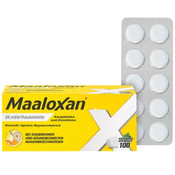 MAALOXAN 25 mVal Kautabletten 100 St