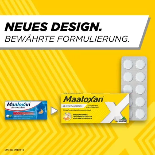MAALOXAN 25 mVal Kautabletten 50 St