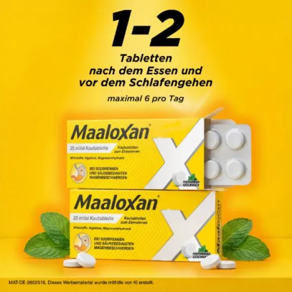 MAALOXAN 25 mVal Kautabletten 50 St