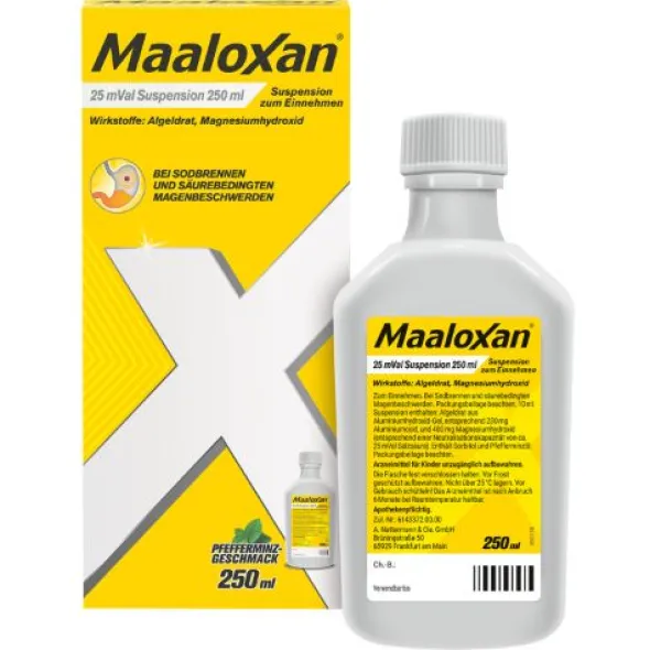 MAALOXAN 25 mVal Suspension 250 ml