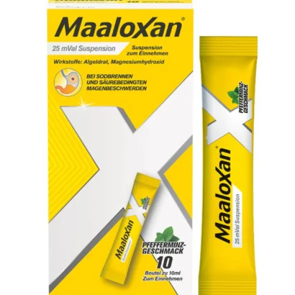 MAALOXAN 25 mVal Suspension 10X10 ml