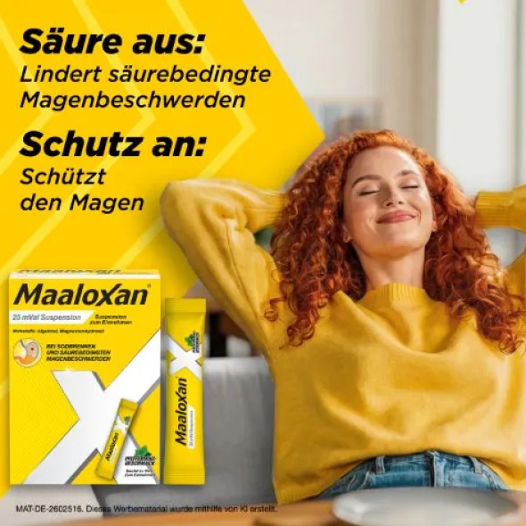 MAALOXAN 25 mVal Suspension 50X10 ml