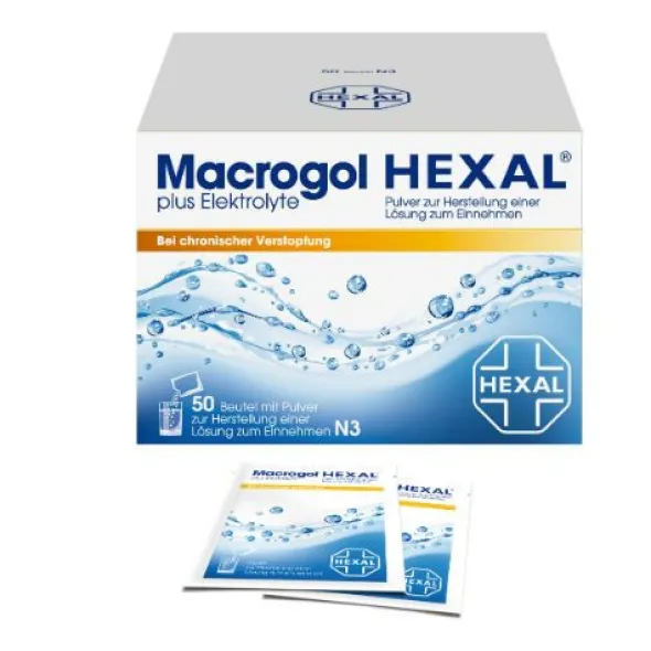 MACROGOL HEXAL plus Elektrolyte Plv.z.H.e.L.z.E. 50 St