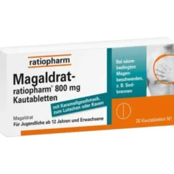 MAGALDRAT-ratiopharm 800 mg Tabletten 20 St