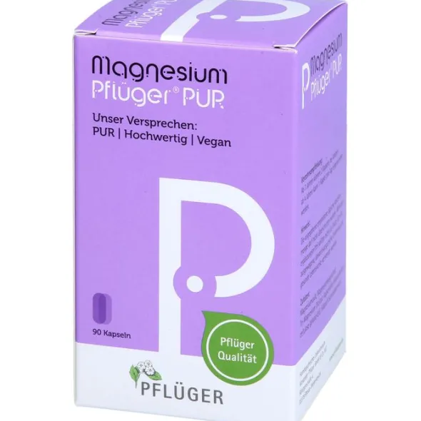 MAGNESIUM PFLÜGER PUR 125 mg Kapseln 90 St