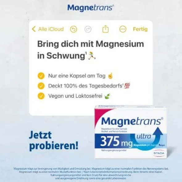 MAGNETRANS 375 mg ultra Kapseln 50 St