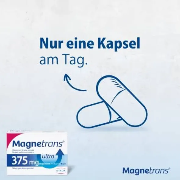 MAGNETRANS 375 mg ultra Kapseln 50 St