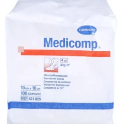 MEDICOMP Vlieskomp.unsteril 10x10 cm 4fach 100 St