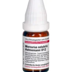 MERCURIUS SOLUBILIS Hahnemanni D 12 Globuli 10 g