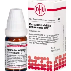 MERCURIUS SOLUBILIS Hahnemanni D 12 Globuli 10 g