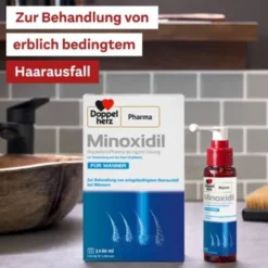 MINOXIDIL DoppelherzPhar.50mg/ml Lsg.Anw.Haut Mann 3X60 ml