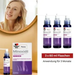 MINOXIDIL DoppelherzPhar.20mg/ml Lsg.Anw.Haut Frau 3X60 ml