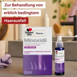 MINOXIDIL DoppelherzPhar.20mg/ml Lsg.Anw.Haut Frau 3X60 ml