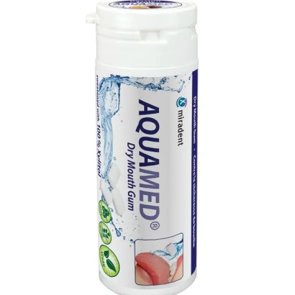MIRADENT Aquamed Mundtrockenheit Kaugummi 30 g