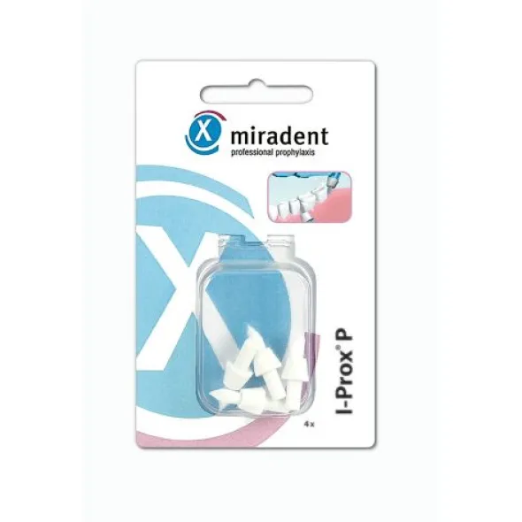 MIRADENT Ersatz Spitzbürsten I-Prox P weiß soft 4 St