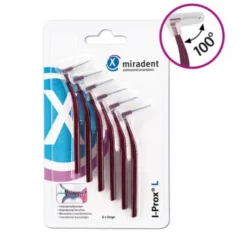 MIRADENT Interdentalbürste I-Prox L 0,8 mm bordea. 6 St
