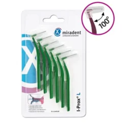 MIRADENT Interdentalbürste I-Prox L 0,7 mm grün 6 St