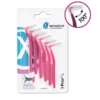 MIRADENT Interdentalbürste I-Prox L 0,4 mm pink 6 St